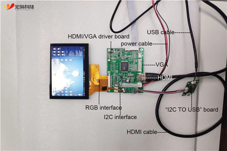 Raspberry Pi 5 Inch Touch Screen